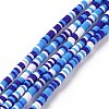 Handmade Polymer Clay Beads Strands CLAY-R089-3mm-001-1
