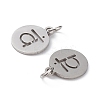 Non-Tarnish 304 Stainless Steel Charms STAS-Q201-T447P-2