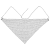 Triangle Alloy Headwear Masquerade Masks AJEW-WH20067-054S-1