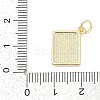 Brass Enamel Charms KK-G522-44G-4