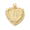 Rack Plating Brass Pendants KK-I722-09G-O-1