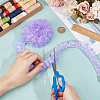1Pc Double Layer Pleated Lace Ribbon OCOR-BC0007-97C-3