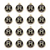 Golden Plated Alloy Charms LS-ENAM-S118-02H-2