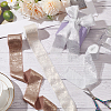 3 Colors Hot Stamping Polyester Frayed Ribbons SRIB-AR0001-20-4