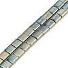 Electroplated Non-magnetic Synthetic Hematite Beads Strands G-G089-B02-18-1