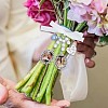 DIY Flower Alloy Pendants Kits PALLOY-HY00072-5