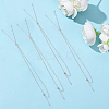 10Pcs 2MM 304 Stainless Steel Singapore Chain Necklace Making AJEW-SC0004-02-5