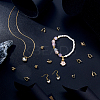 16Pcs 4 Styles Brass Micro Pave Cubic Zirconia Ice Pick Pinch Bails KK-FH0007-59G-5