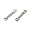 Non-Tarnish 304 Stainless Steel Connector Charms STAS-Q323-02A-P-2