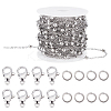 DIY Chain Bracelet Necklace Making Kits DIY-BBC0001-10-1
