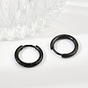 202 Stainless Steel Huggie Hoop Earrings EJEW-F111A-13mm-EB-3