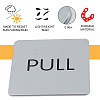 ABS Public Sign Stickers DIY-GF0002-49-3