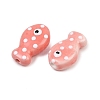Handmade Porcelain Beads X-PORC-B009-03B-2