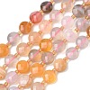 Natural Red Agate Beads Strands G-K389-B90-01-2