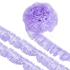 1Pc Double Layer Pleated Lace Ribbon OCOR-BC0007-97C-1