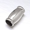 304 Stainless Steel Magnetic Clasps with Glue-in Ends STAS-M200-C-01-2