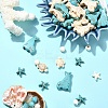 80Pcs 8 Styles Dyed Synthetic Turquoise Beads Sets G-YW0001-84-4