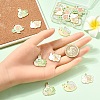 20Pcs 4 Styles Alloy Enamel Pendants ENAM-YW0004-95-4