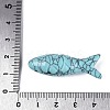 Synthetic Turquoise Carved Pendants G-T144-47B-3