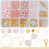 DIY Glass Beaded Bracelets & Earrings Jewelry Making Kit DIY-SP0001-20D-1