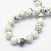 Natural Howlite Round Beads Strands G-S176-6mm-2