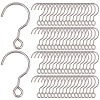 300Pcs 304 Stainless Steel S-shaped Hook STAS-SP0002-15-1