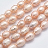 Natural Cultured Freshwater Pearl Beads Strands PEAR-F007-85A-01A-1