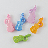 Opaque Solid Color Acrylic Violin Pendants SACR-R608-M-1