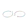 Ion Plating(IP) 316 Surgical Stainless Steel Hoop Earrings Findings STAS-F149-32M-A-3