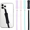 4 Sets 4 Colors Wrist Strap Hand Lanyard Silicone Elastic Moblie Straps AJEW-OC0003-16-1