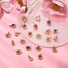 69Pcs 6 Styles Rack Plating Eco-Friendly Iron Pendants FIND-YW0005-89-4