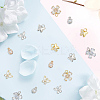 Alloy & Brass Cubic Zirconia Charms ZIRC-AR0001-26-5