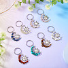 Natural & Synthetic Gemstone Keychain KEYC-TAC00041-6
