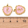 304 Stainless Steel Enamel Pendants STAS-U061-51G-02B-3