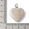 Non-Tarnish 304 Stainless Steel Pendants STAS-Z075-05P-3