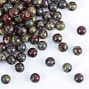 Natural Dragon Blood Jasper Bead Strands G-OC0001-18-1