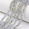 Electroplate Glass Beads Strands EGLA-A034-J6mm-S07-1