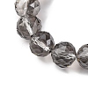 Transparent Electroplate Glass Beads Strands X-EGLA-N002-34D-F02-3