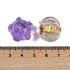 Handmade Gold Foil Lampwork Glass Beads FOIL-K003-03-3
