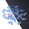 Electroplate Transparent Glass Beads EGLA-L027-E-C01-1