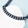 10MM 304 Stainless Steel Cuban Link Chain Necklaces NJEW-C099-04A-01-3