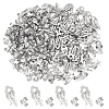 200 Sets 316 Surgical Stainless Steel Clip-on Earring Findings STAS-DC0011-89-1