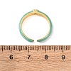 Brass Micro Pave Cubic Zirconia Cuff Open Rings RJEW-P183-09G-M-6