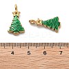 Ion Plating(IP) 304 Stainless Steel Enamel Pendant Rhinestones Setting STAS-R138-03G-3