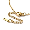 PVD Vacuum Plating 201 Stainless Steel Necklaces NJEW-H033-01G-G-3