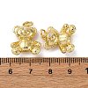 Brass Micro Pave Cubic Zirconia Pendants KK-P308-19G-3