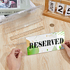 24Pcs Acrylic Table Number Sign Tent Holder AJEW-BC0009-71-3