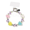 Glass & Iron Beads Mobile Straps AJEW-H153-03A-01-1