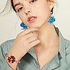 12Pcs 6 Styles Natural & Synthetic Mixed Gemstone Chip Tree of Life Connector Charms FIND-HY0002-71-7
