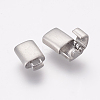 304 Stainless Steel Fold Over Clasps STAS-K145-30P-3